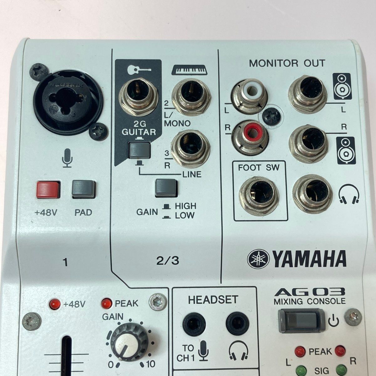 ◎◎YAMAHA ヤマハ AG03 ウェブキャスティングミキサー 本体のみ 通電