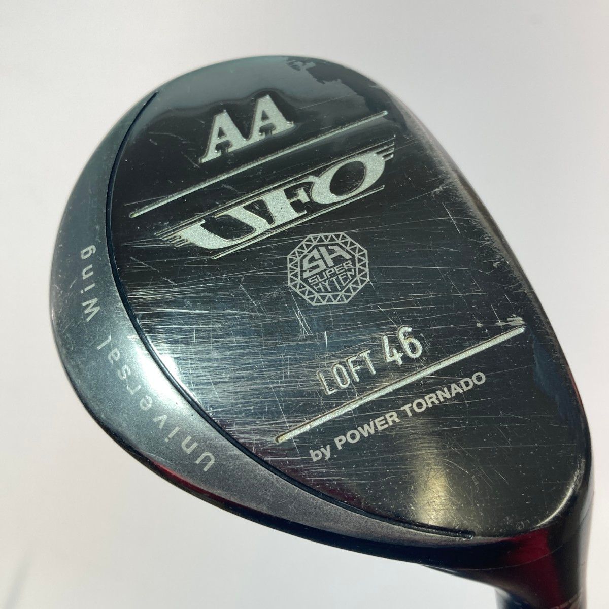 メンズ・キャスコユーティリティUFO★AA★中古品★カバー付き★ ◎◎kasco キャスコ UFO AA UT 46° ユーティリティ falconshaft R