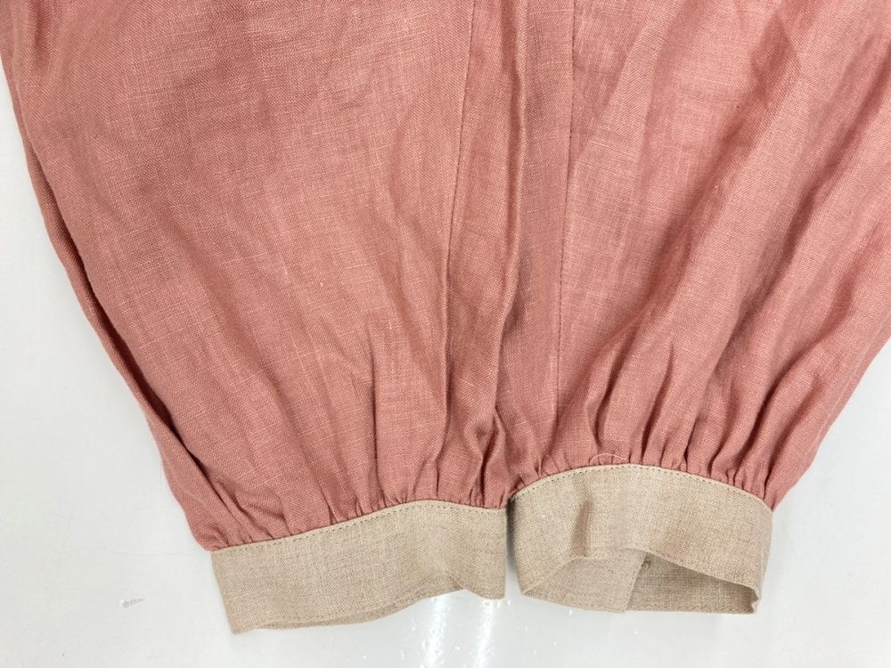 ハザマ hazama 経年真価のワンピース リネン100％ LINEN 麻 フレア