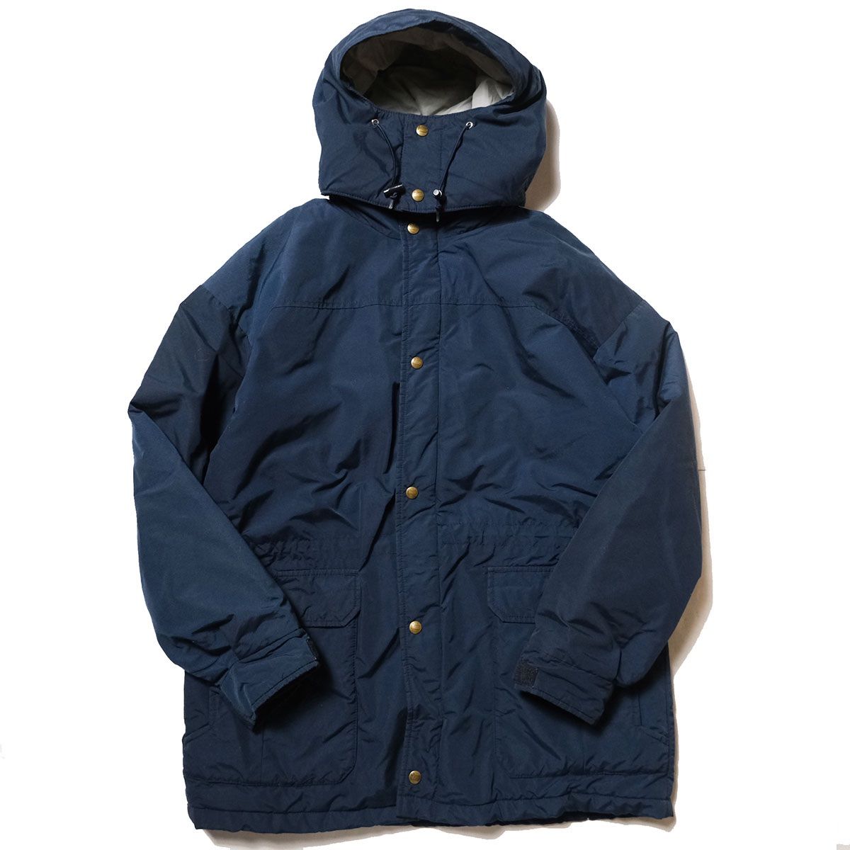 70's 80's USA製 ウールリッチ 中綿 ナイロン マウンテンパーカー 紺
