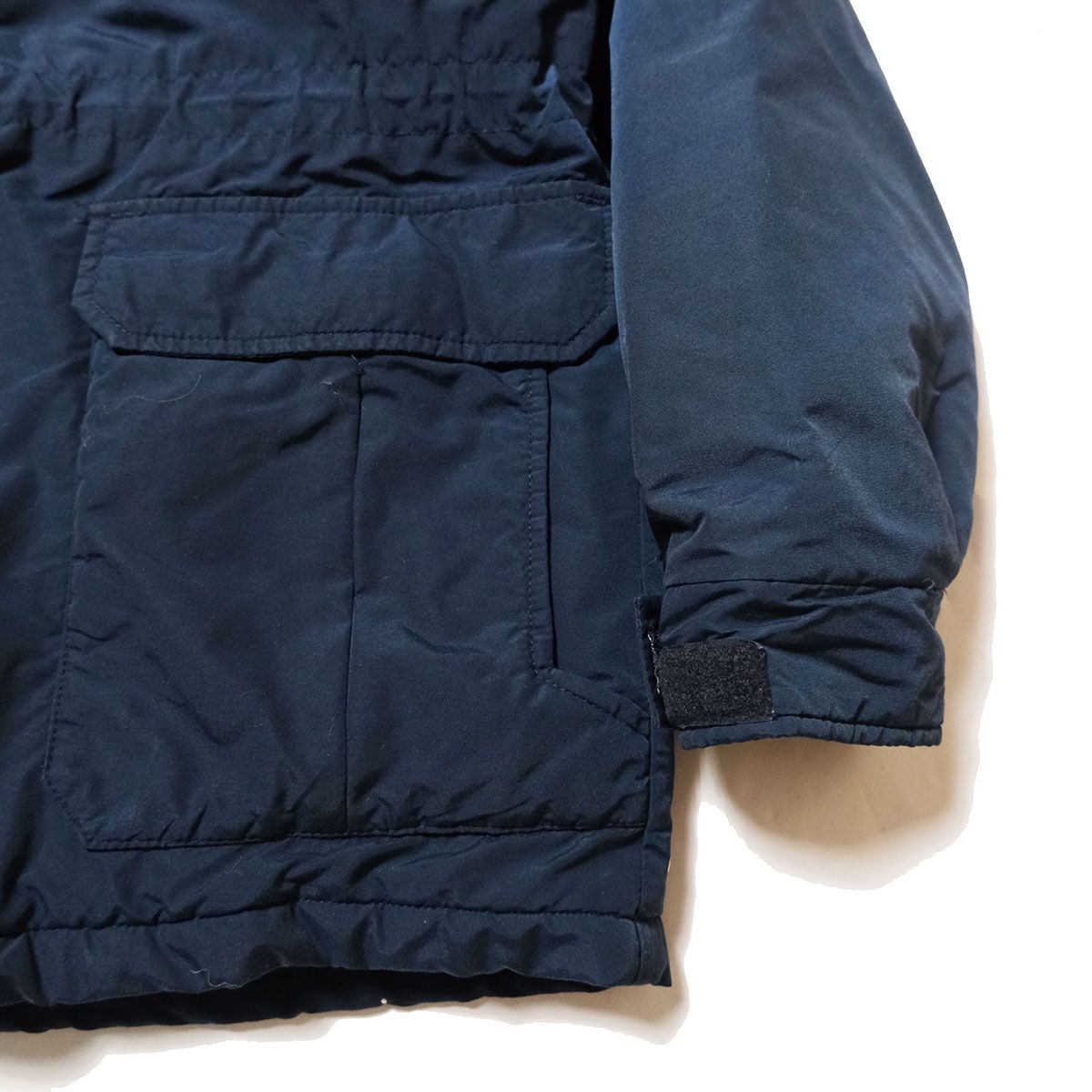 70's 80's USA製 ウールリッチ 中綿 ナイロン マウンテンパーカー 紺