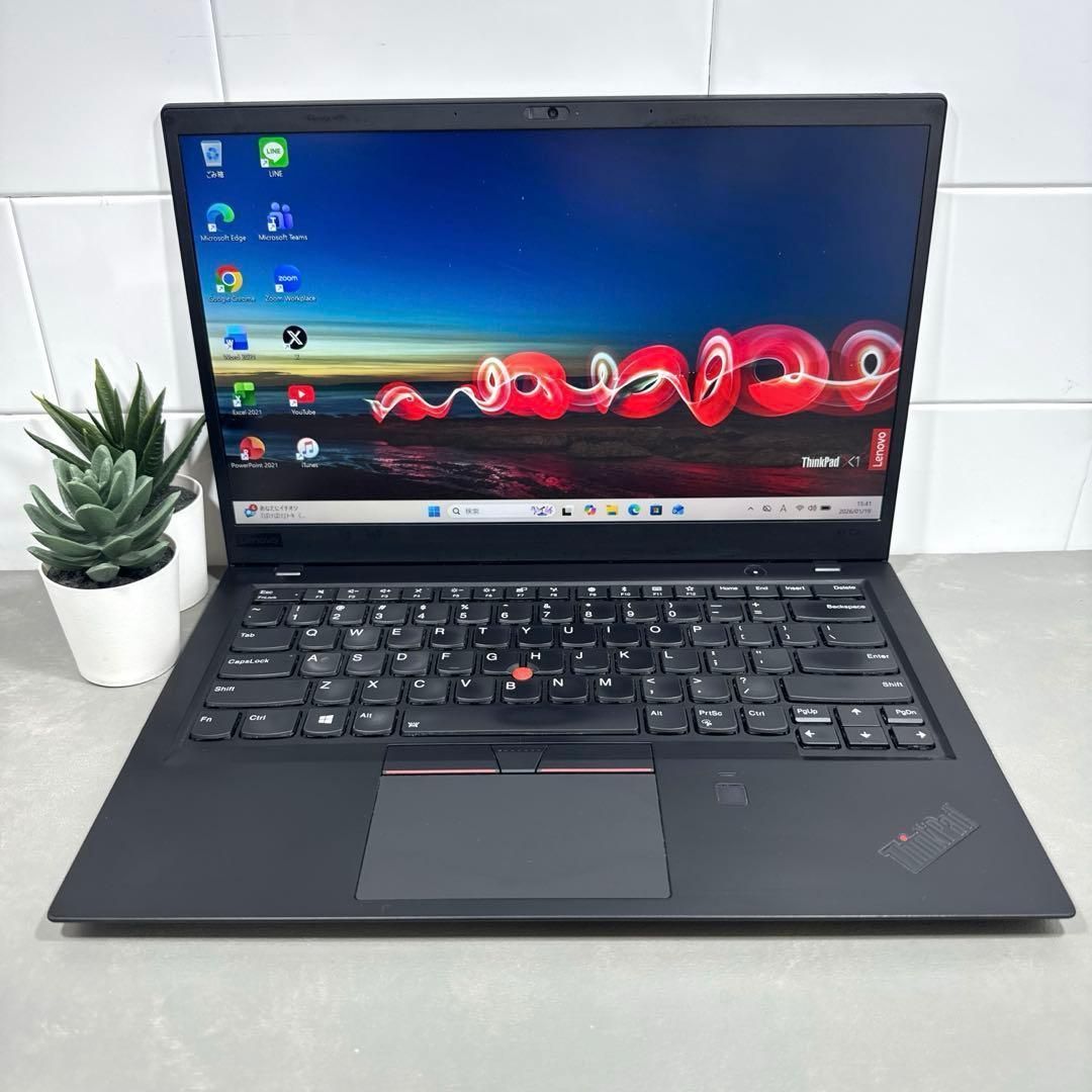 高性能】ThinkpadX1カーボン☘8世代i7☘️NVMe512GB - メルカリ