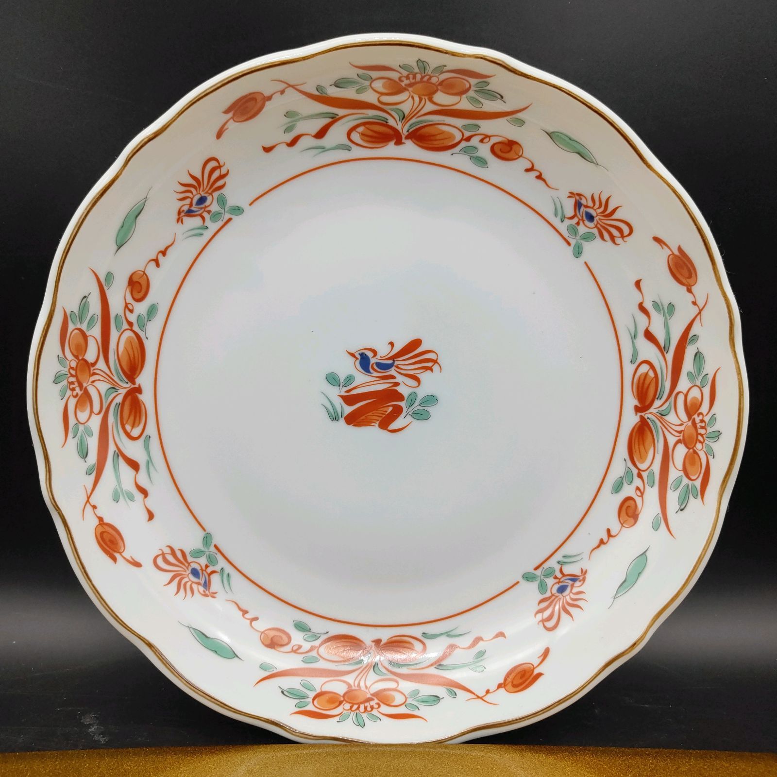 未使用】 たち吉 大皿 取り分け皿 中鉢 セット 赤絵 8点 深皿 橘吉