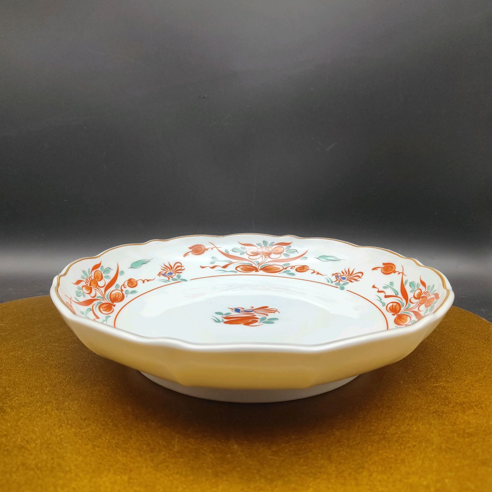 未使用】 たち吉 大皿 取り分け皿 中鉢 セット 赤絵 8点 深皿 橘吉