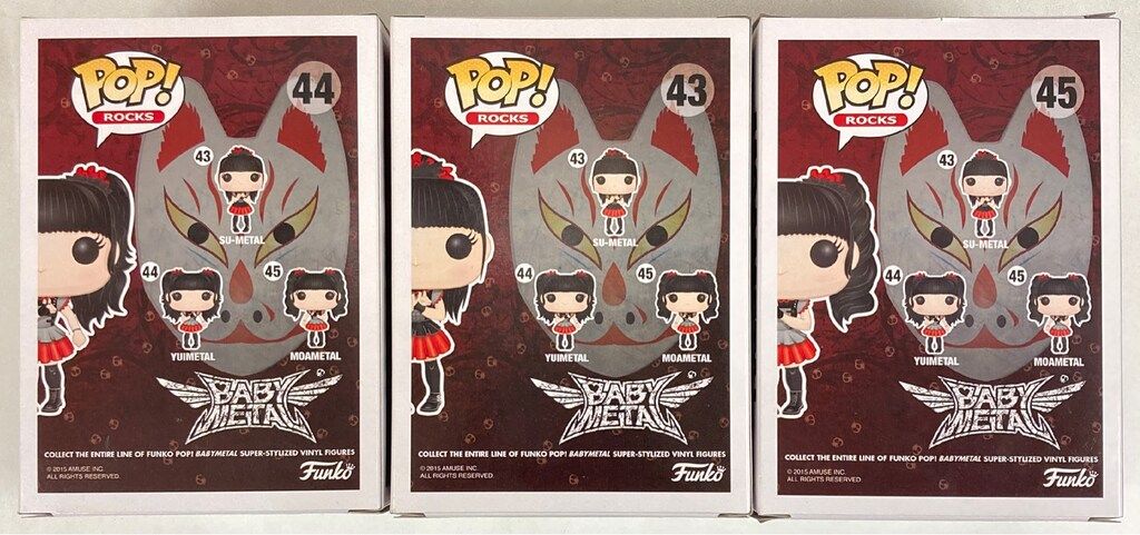 FUNKO POP! / ROCKS BABYMETAL全3体セット - メルカリ