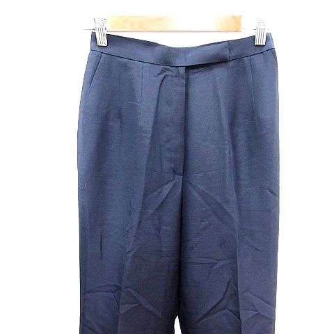 ランバン LANVIN La Collection パンツ スラックス センタープレス 絹