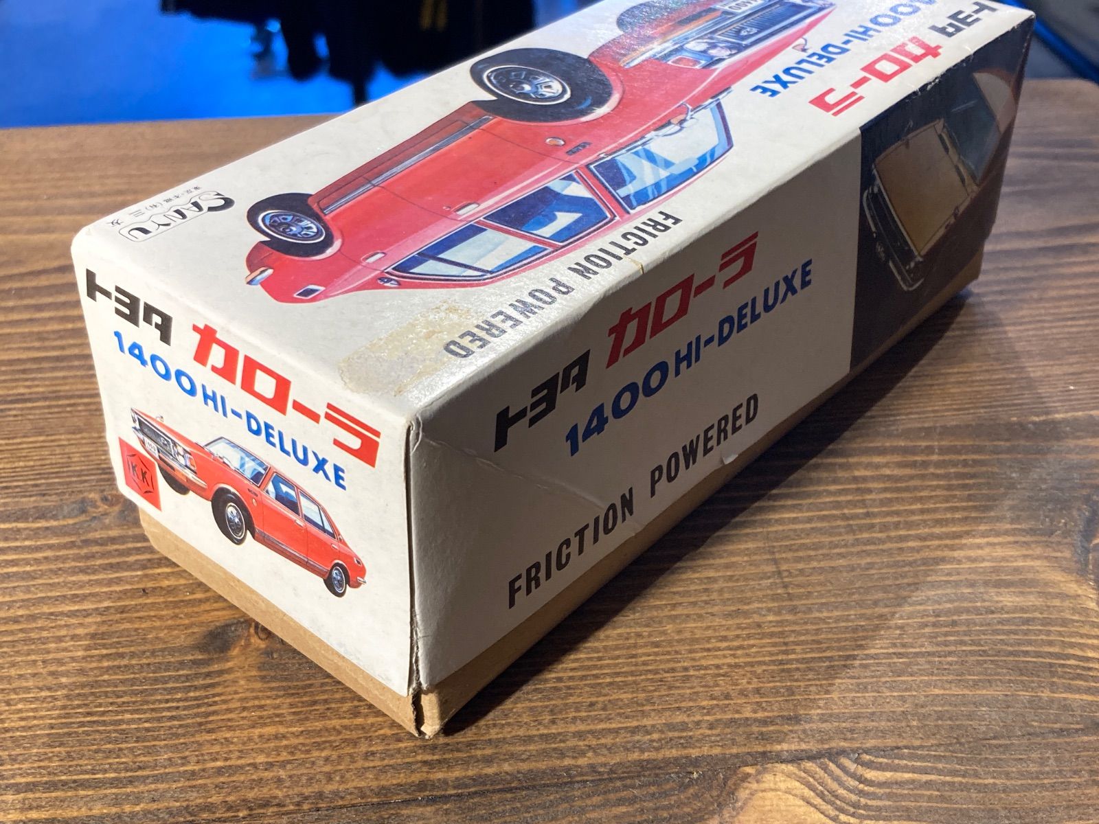 MP088) 三友 トヨタ カローラ 1400 HI DELUXE ブリキ 玩具 動作未確認