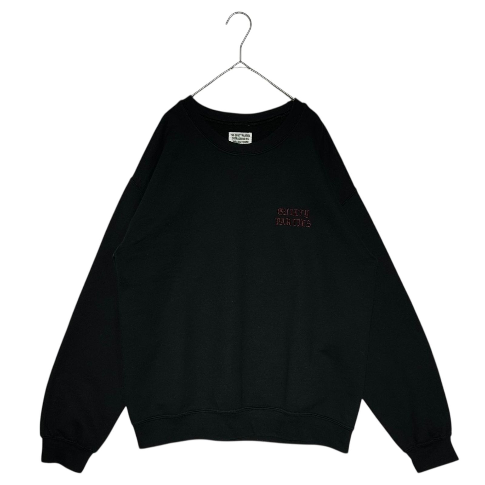 WACKO MARIA(ワコマリア) One-Point Logo Embroidered Crew Neck 