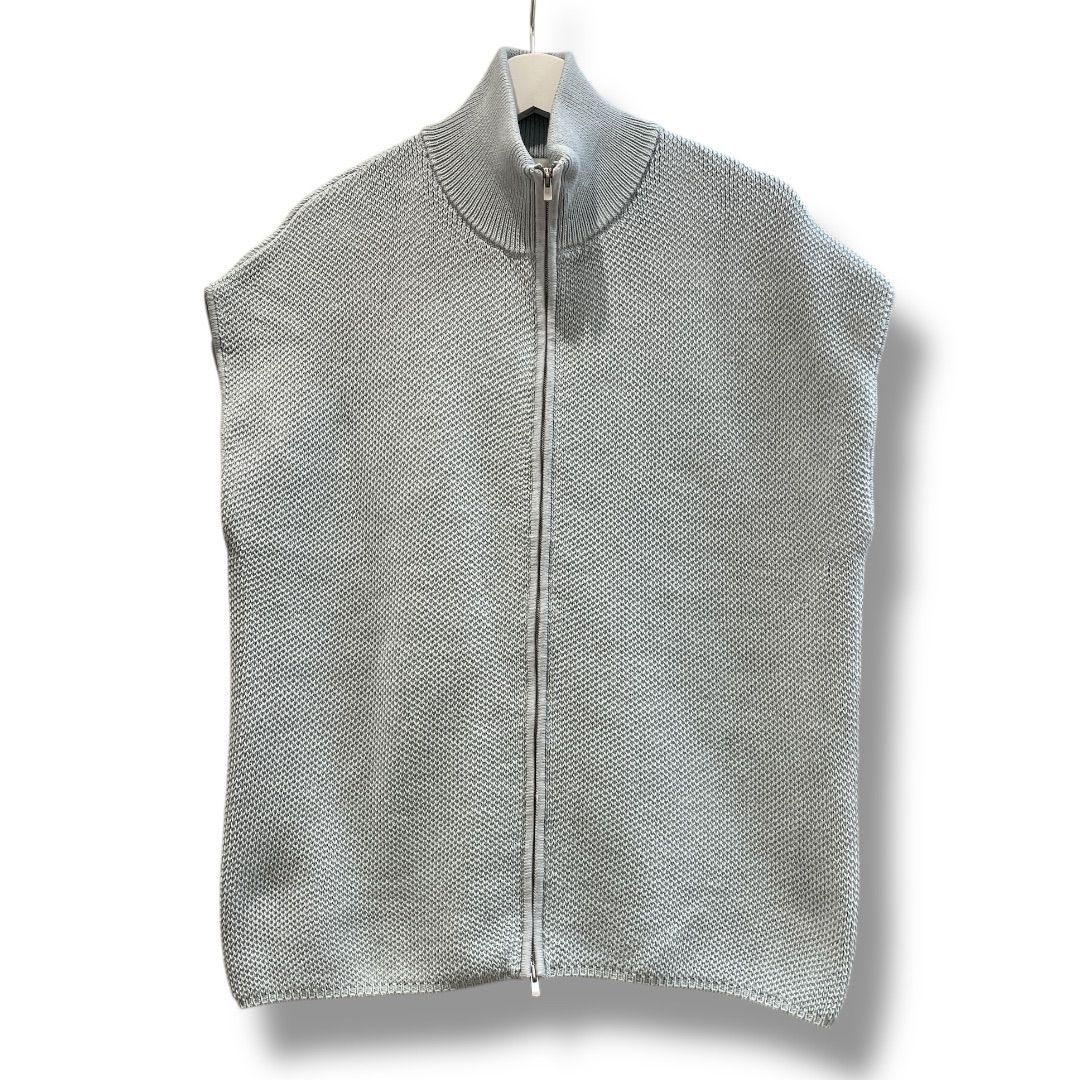 トップス Ballsey Ballsey ボールジィ シルケットコットン コードジップアップベスト