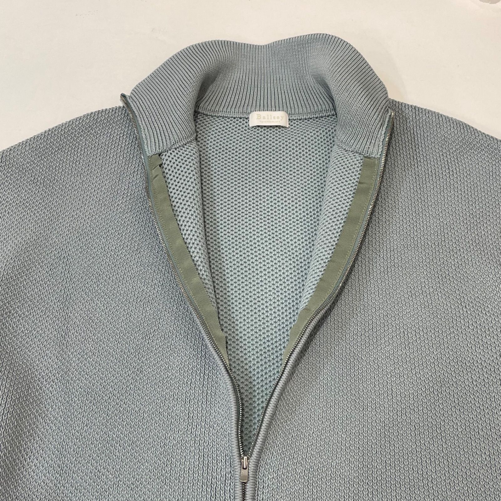 Ballsey ボールジィ シルケットコットン コードジップアップベスト