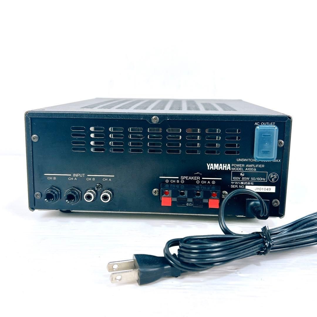 名機】YAMAHA ヤマハ A100a 業務用2chステレオパワーアンプ - メルカリ