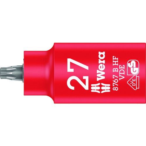 Ｗｅｒａ　８７６７　Ｂ　ＶＤＥ　絶縁ホールディングファンションビットソケット　ＴＸ　２７
