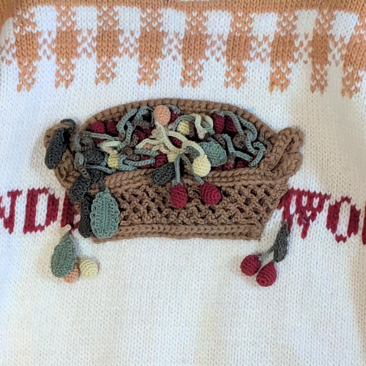 美品✨ワンダフルワールド wonderful world 3Dバケット チェリー