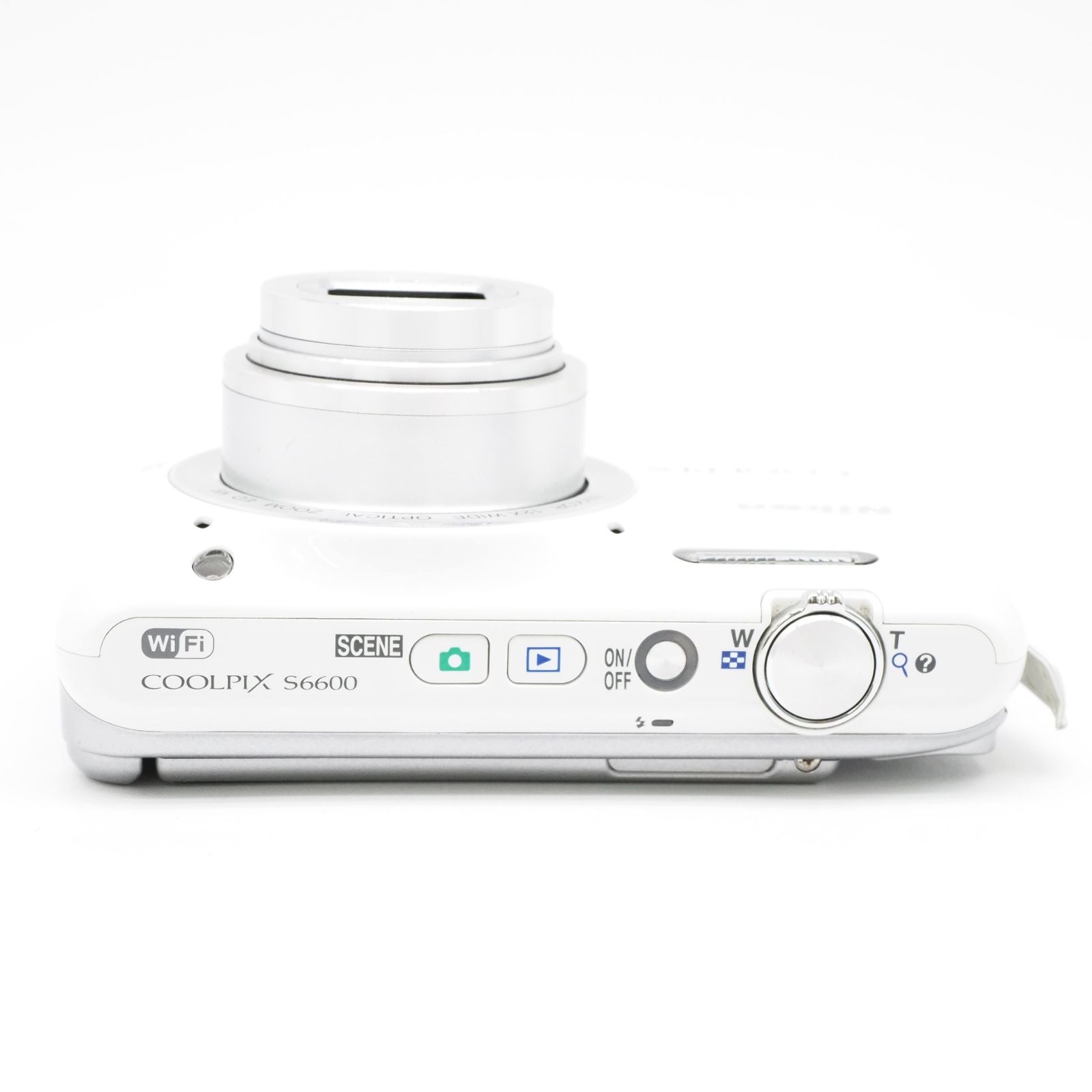 □美品□ Nikon COOLPIX S6600 ホワイト #30008 - メルカリ
