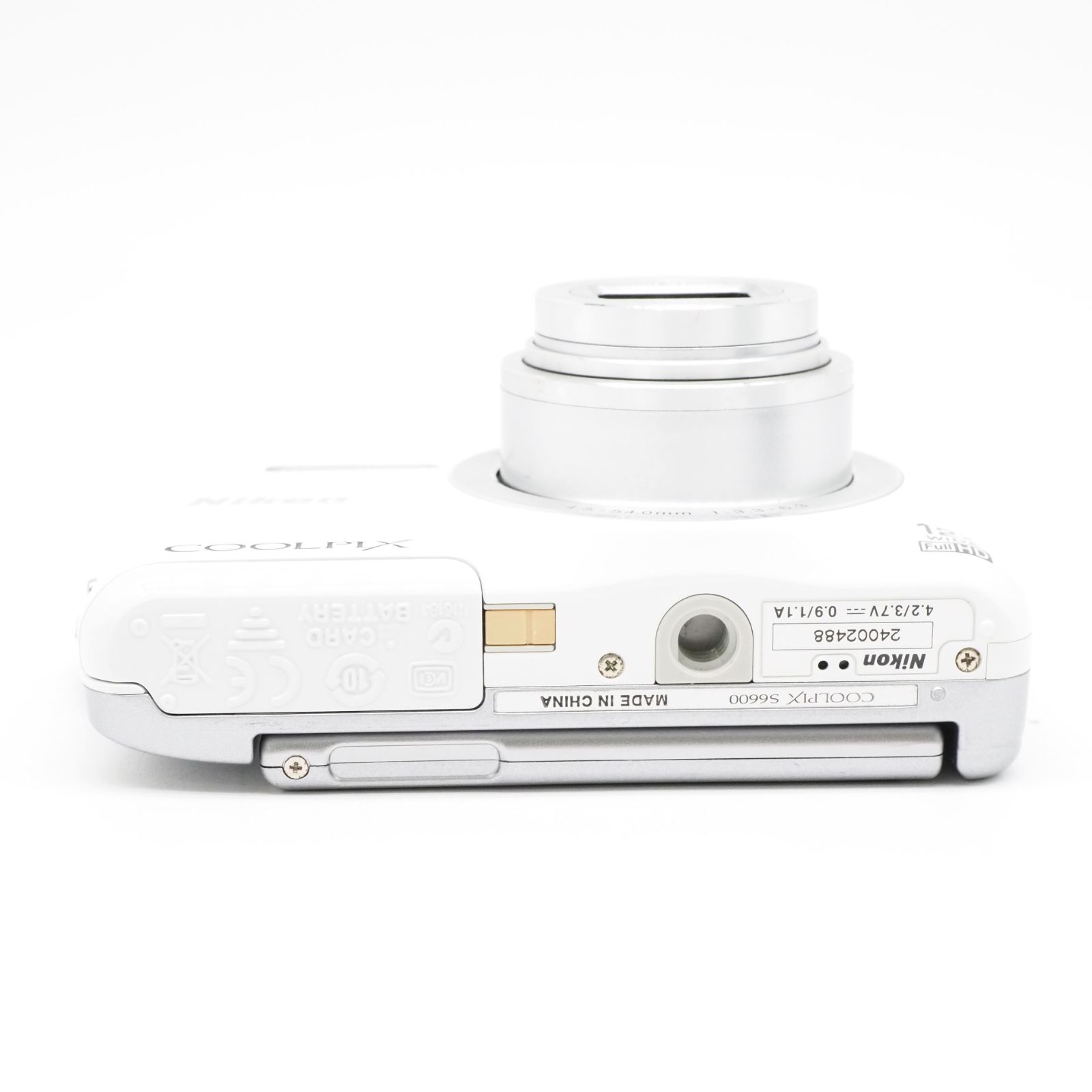 □美品□ Nikon COOLPIX S6600 ホワイト #30008 - メルカリ