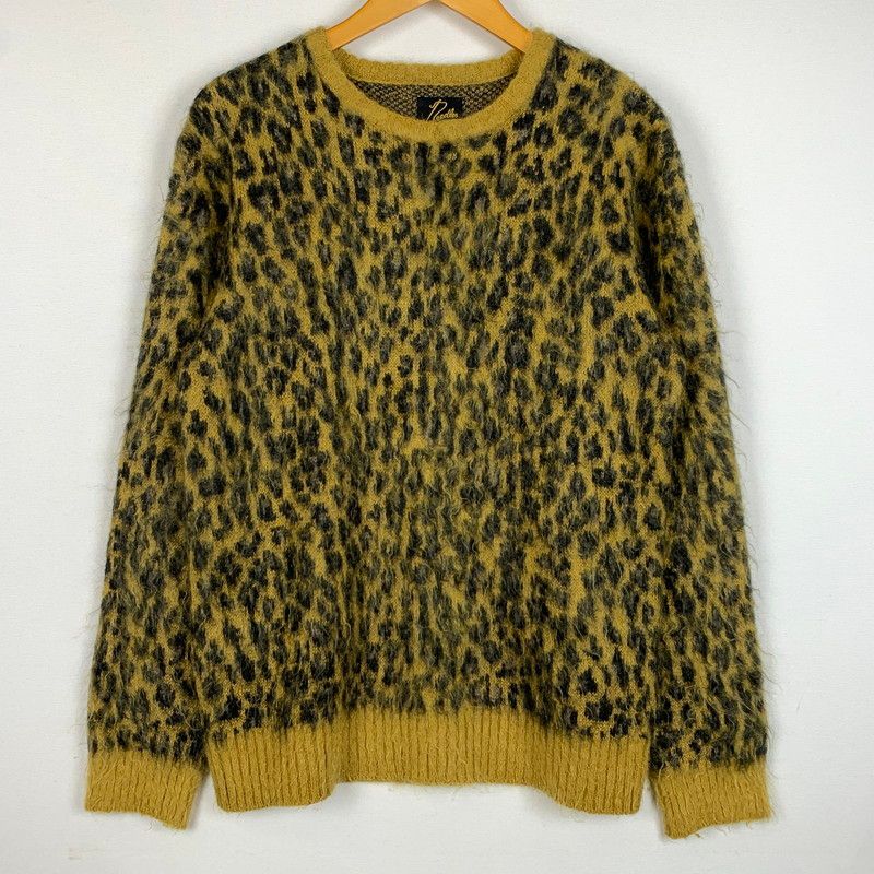 Needles モヘアセーター　ヒョウ柄　レオパード 中古品】Needles ニードルス MOHAIR SWEATER LEOPARD DI212 モヘア