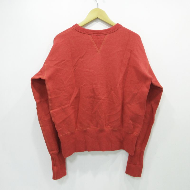 三重本店】 中古 EVISU | エヴィス 長袖スウェット レッド サイズ：40