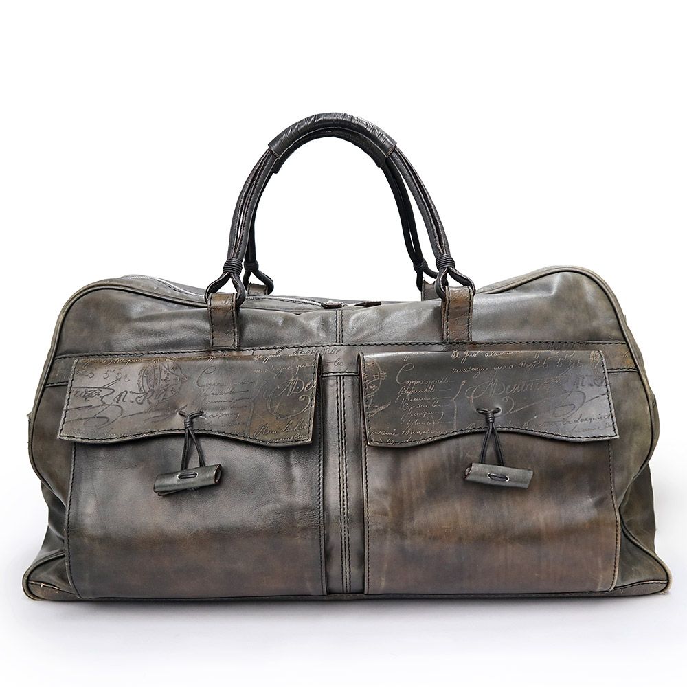 ベルルッティ スクリットレザー カリグラフィー ダークブラウン