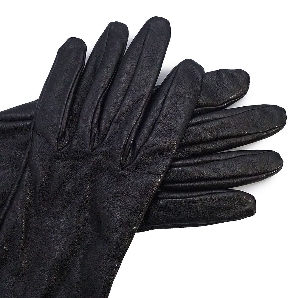 エルメス ケリー ソヤ ラムスキン ノワール ブラック 手袋 グローブ