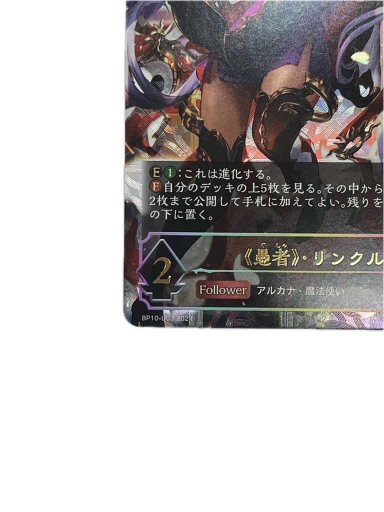 ▽愚者・リンクル UR シャドウバースエボルヴ 10394 - メルカリ