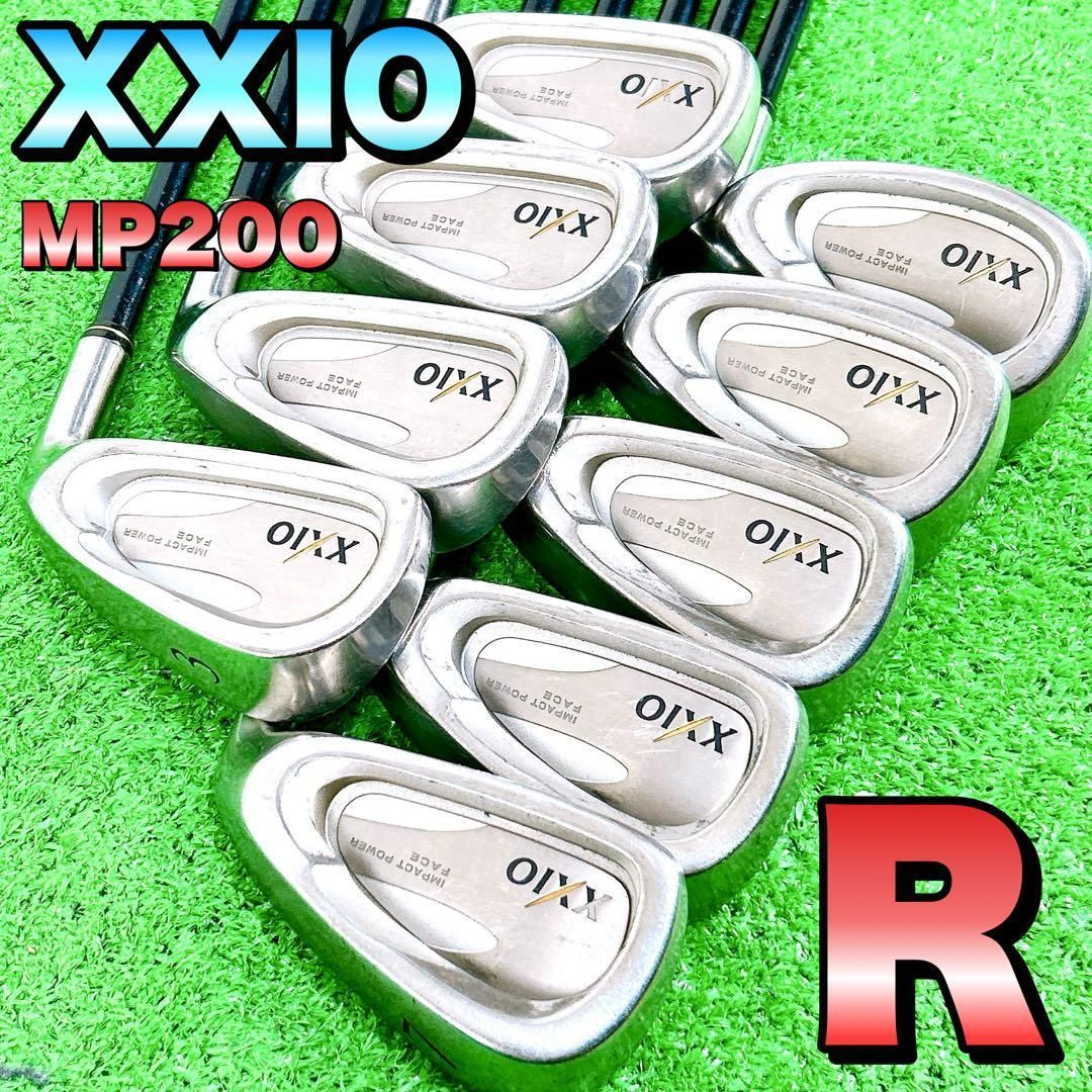 XXIO ゼクシオ mp200 メンズアイアンセット ゴルフクラブ R 豪華9本