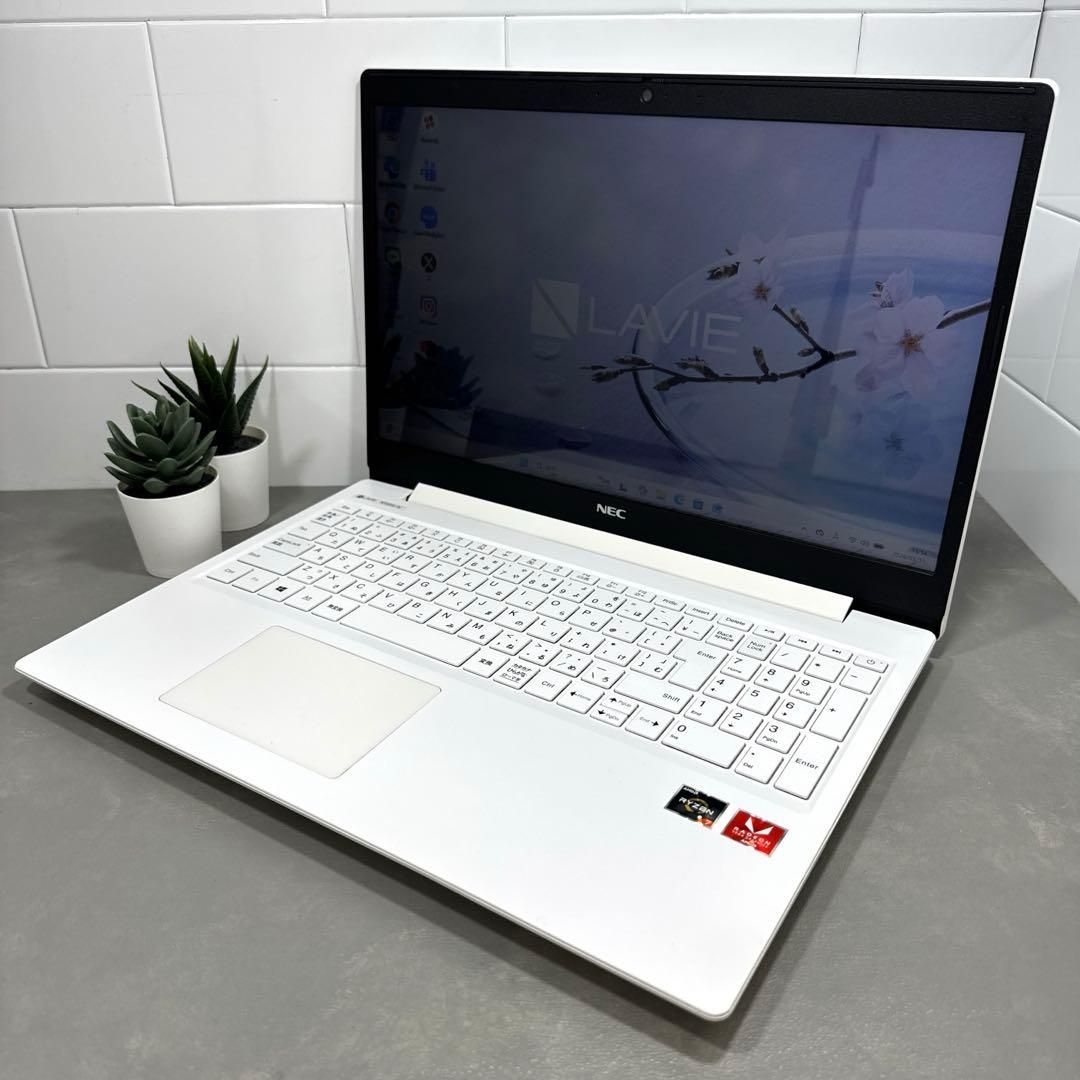 高性能】NECプレミアムホワイト☘Ryzen7☘NVMe256GB+1TB - メルカリ