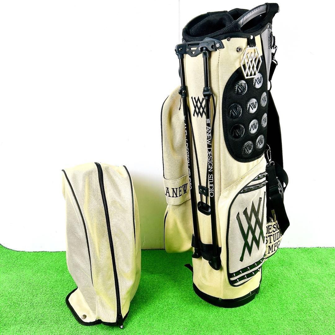 ANEW アニュー キャディバッグ スタンド式 人気色 ゴルフクラブ 軽量
