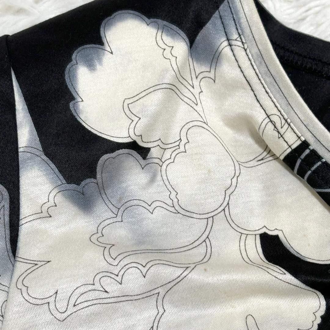 LEONARD 半袖 カットソー L ブラック 花柄 - メルカリ