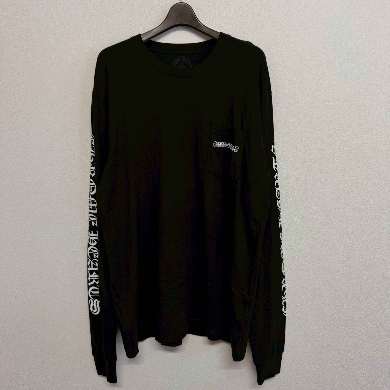 CHROME HEARTS Scroll Label クロムハーツ スクロールラベル 黒