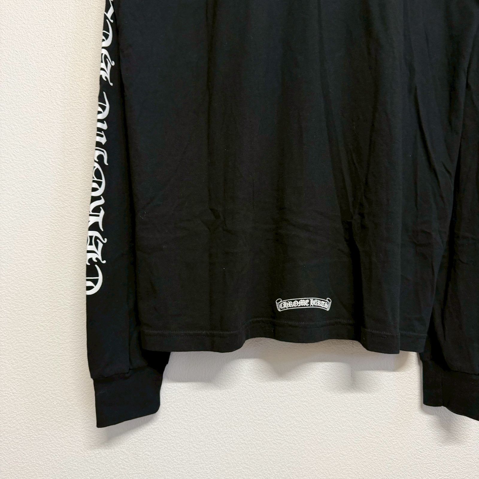 CHROME HEARTS Scroll Label クロムハーツ スクロールラベル 黒