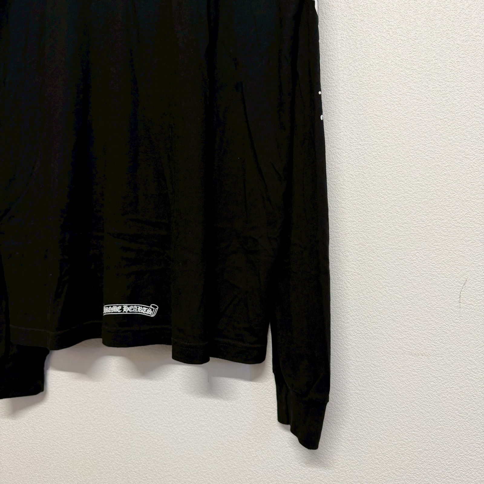 CHROME HEARTS Scroll Label クロムハーツ スクロールラベル 黒 