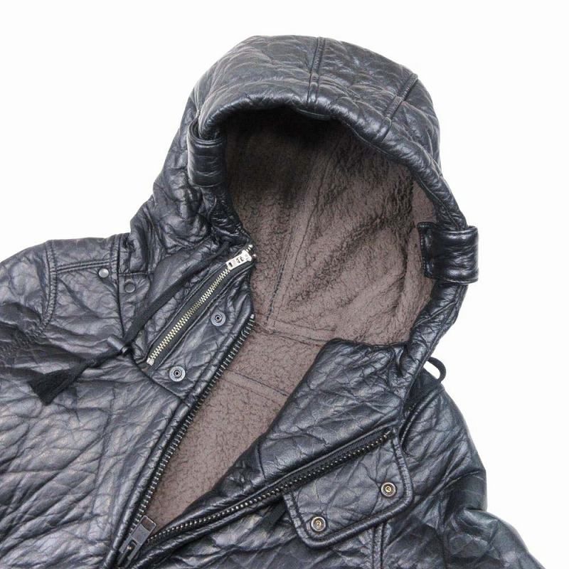 美品 00s ルグランブルー L.G.B PARKA LE-B ディアスキン 鹿革 レザー