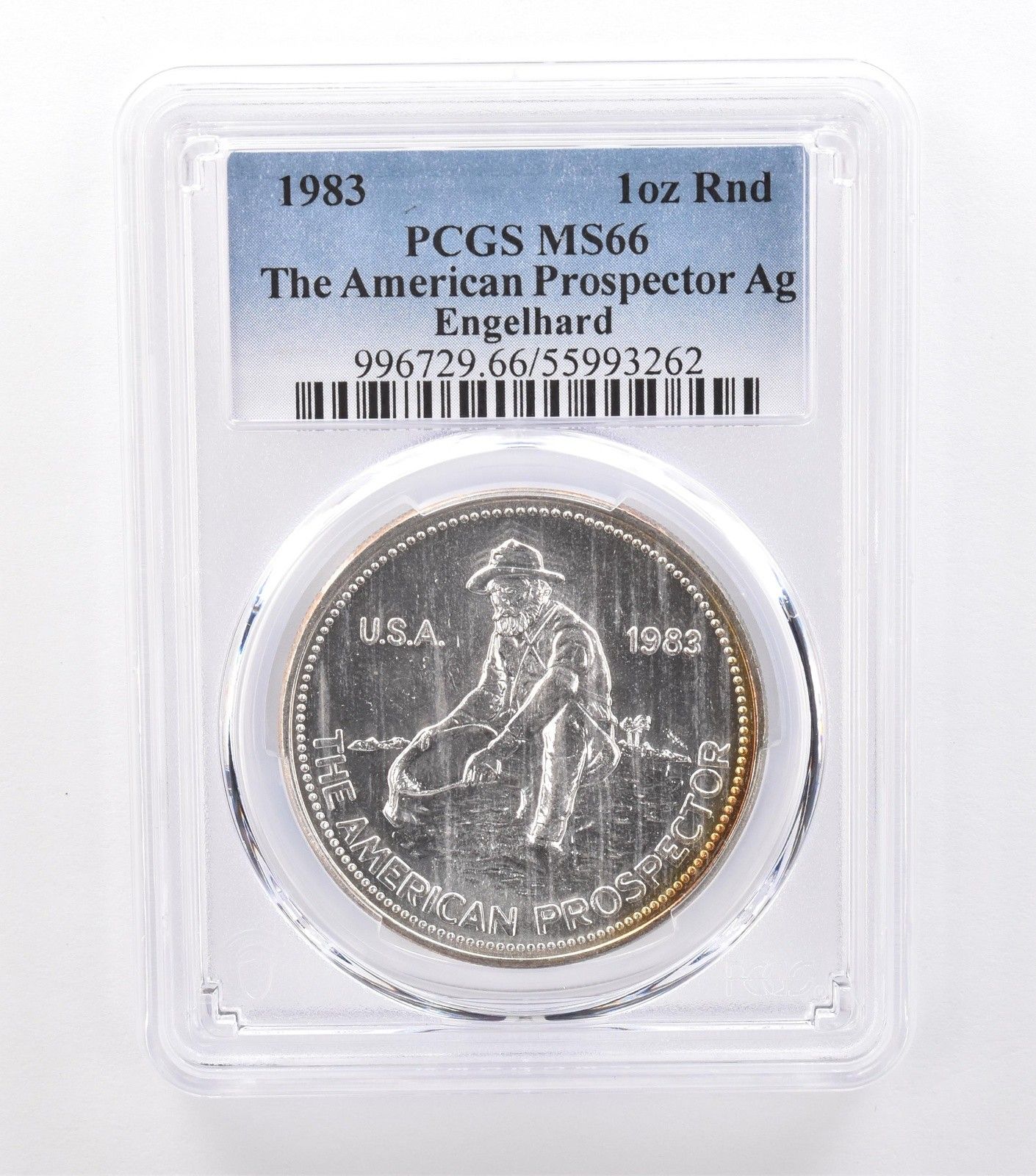 1983年 エンゲルハード アメリカン プロスペクター 1オンス シルバー