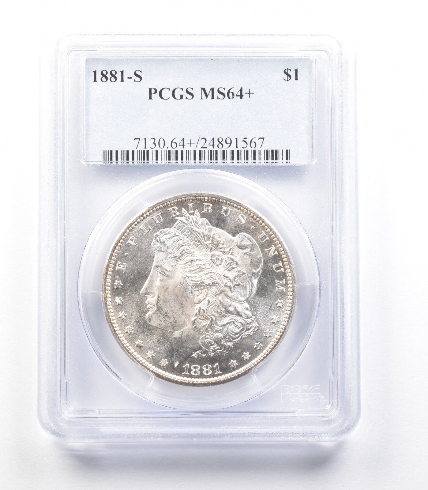 1881-S モーガン銀貨 MS64+ PCGS *3420 - メルカリ