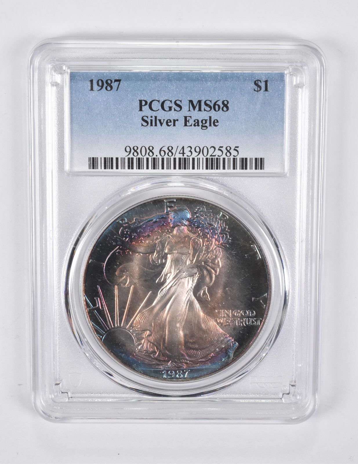 MS68 1987年 アメリカン シルバー イーグル PCGS *1791 - メルカリ