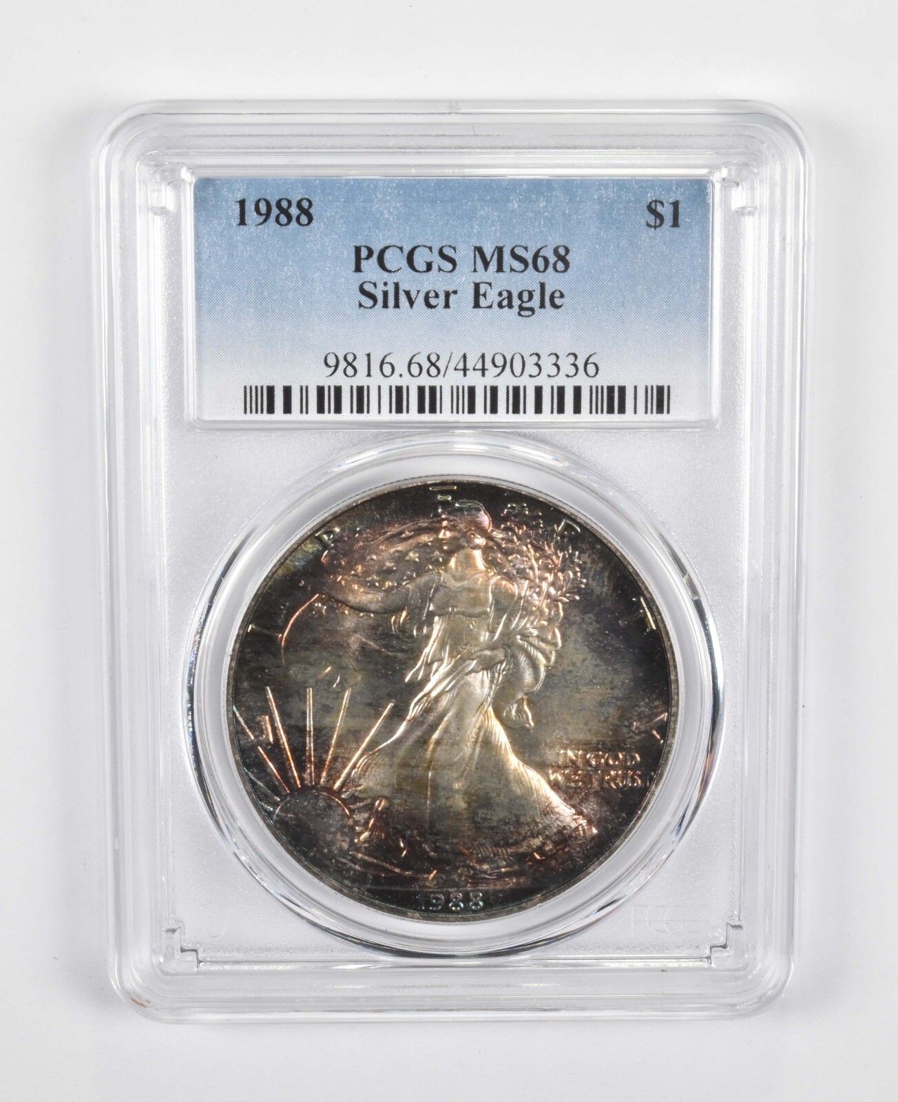 MS68 1988年 アメリカンシルバーイーグル - PCGS 美しいT *0861 - メルカリ