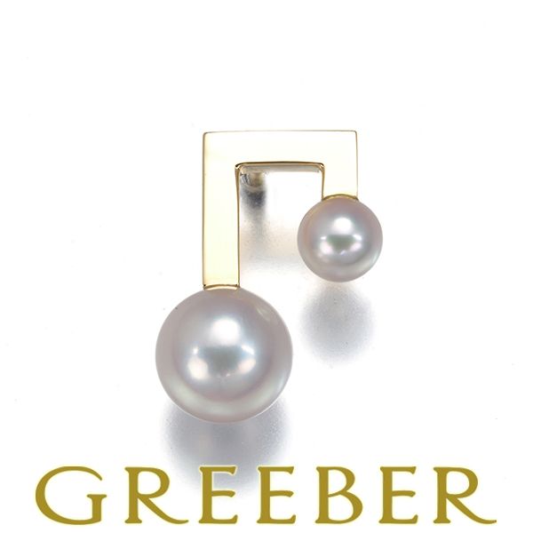 TASAKI タサキ ピアス パール 真珠 4.3-7.0mm バランスノート 片耳