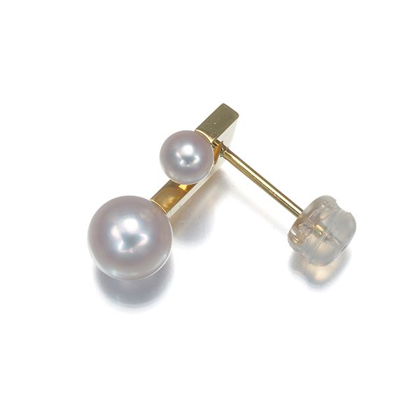 TASAKI タサキ ピアス パール 真珠 4.3-7.0mm バランスノート 片耳