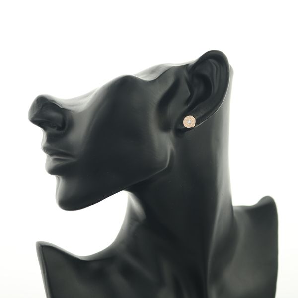 ティファニー ピアス ダイヤ ダイヤモンド 1837 サークル 片耳 K18PG