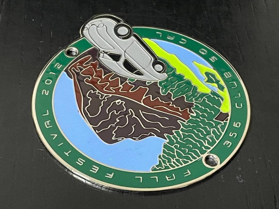 ポルシェ 356 クラブ 南カリフォルニア 2012 カーバッジ グリル ポルシェ 356 クラブ 南カリフォルニア 2012 カーバッジ グリル