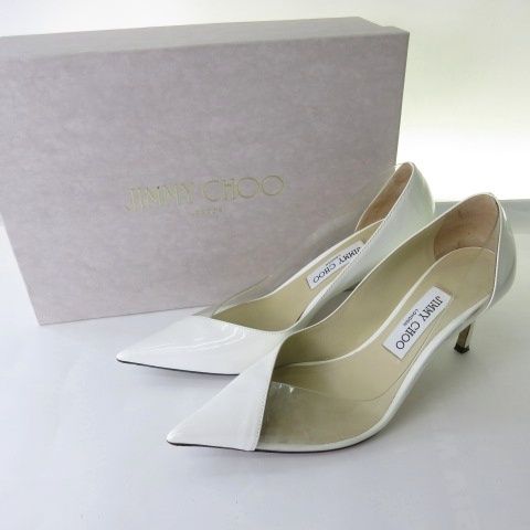 JIMMY CHOO ポインテッドトゥ　パテントパンプス ジミーチュウ JIMMY CHOO パンプス シューズ パテント ポインテッド