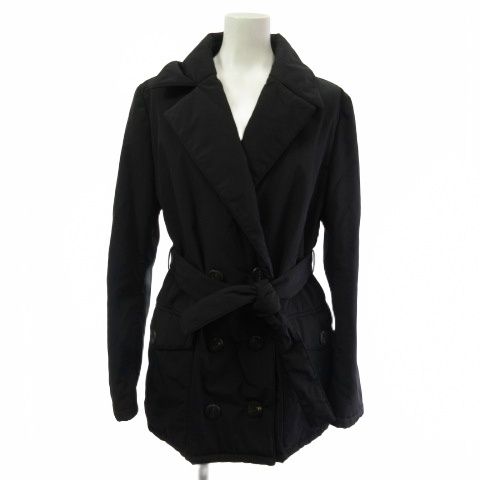 サルヴァトーレフェラガモ 中綿コート ジャケット ダブル 黒 ブラック