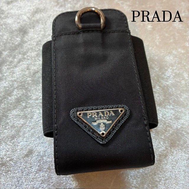 プラダ PRADA テスート 三角ロゴプレート ブラック IQOSケース シガー