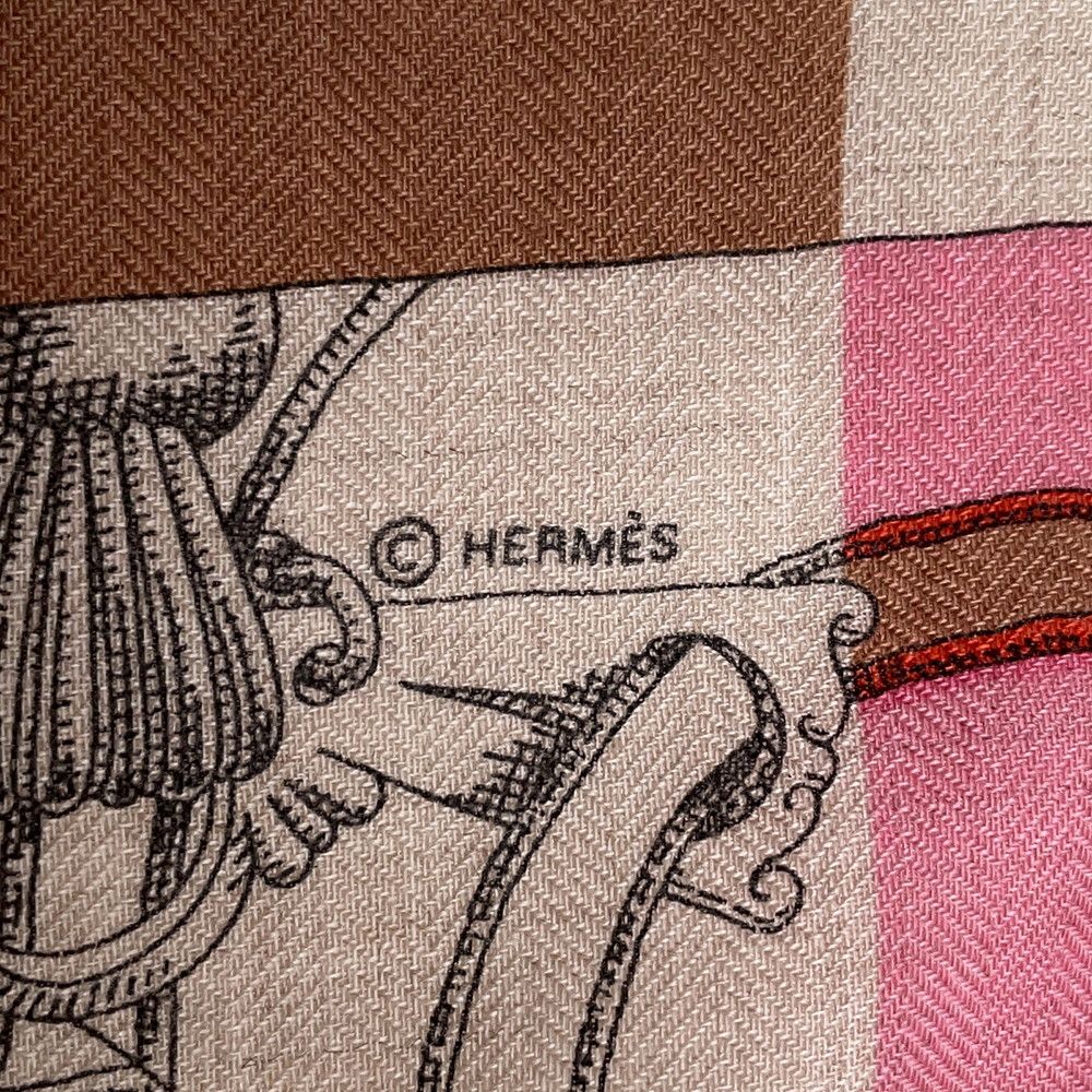 エルメス スカーフ ガヴロッシュ 帝王学・バヤデール HERMES カシミヤ