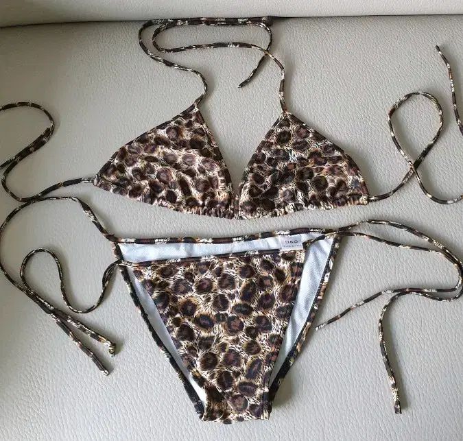 ドルチェ＆ガッバーナ D＆G 水着 ビキニ レオパード ヒョウ柄 正規品 ドルチェ＆ガッバーナ D&G ヒョウ柄 レオパード ビキニ セット