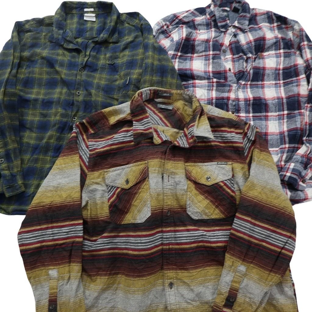 古着卸 まとめ売り ブランドMIX ライトネル 長袖シャツ 10枚セット