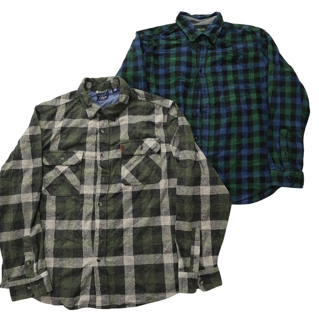 古着卸 まとめ売り ブランドMIX ライトネル 長袖シャツ 10枚セット