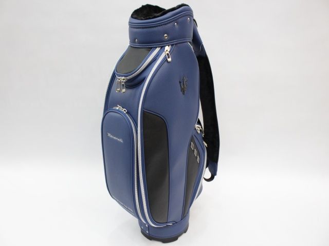 新品未使用　Maserati Golf Tour 2025 キャディバッグ マセラッティ Maserati キャディバッグ ゴルフツアー 2025 ブルー 中古