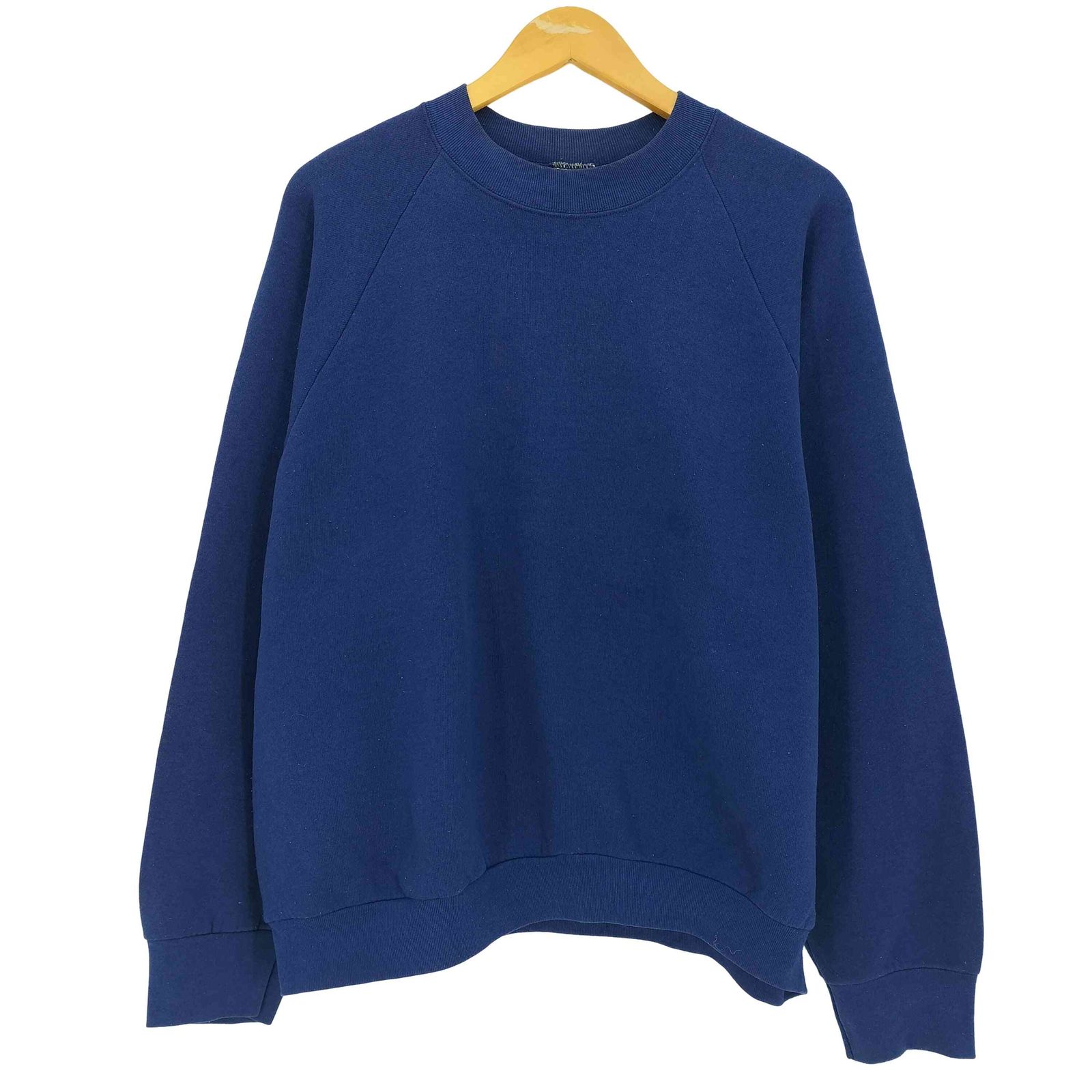 フルーツオブザルーム FRUIT OF THE LOOM 90s USA製 BEST ラグランスリーブ ブランク スウェット メンズ import：XL 