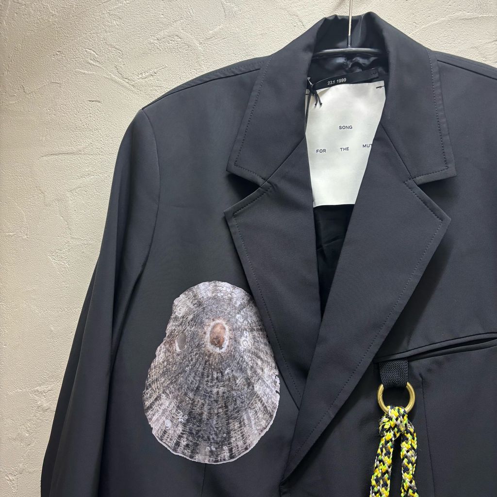 新品　23区 COMPLESSED SMOOTH テーラードジャケット SONG FOR THE MUTE ソングフォーザミュート 23AW Limpet shell